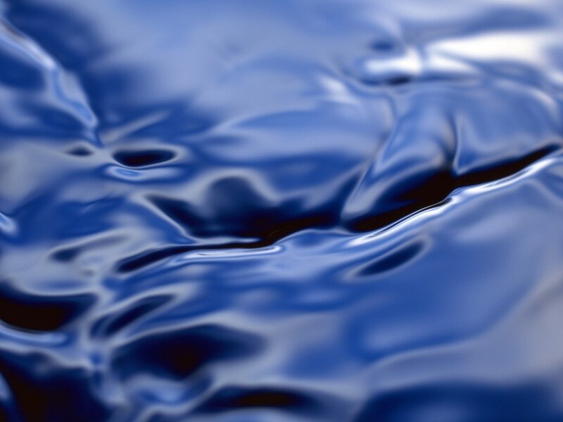 Blue liquid surface texture