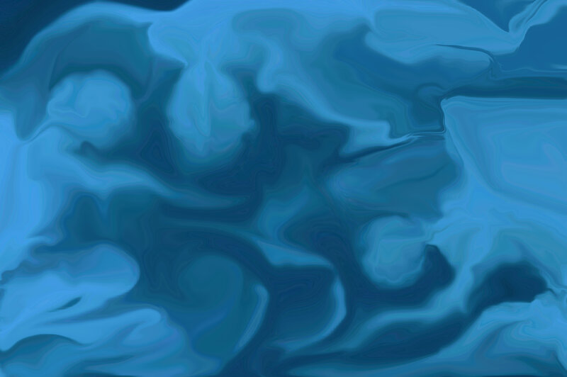 Blue Liquid Swirls — Calm