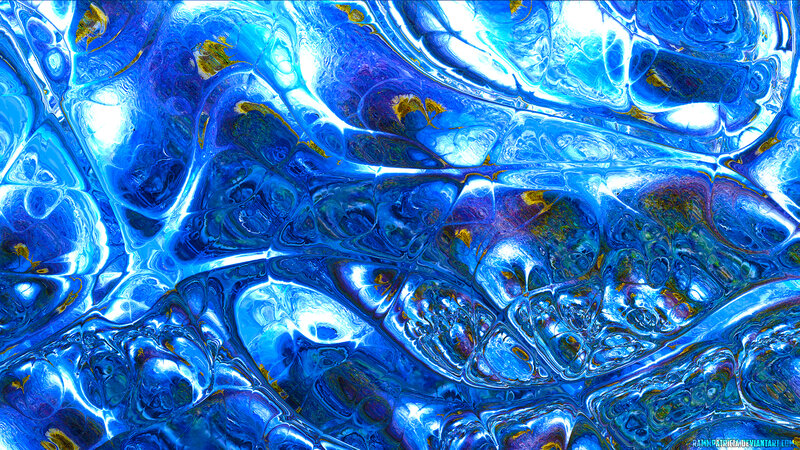 Blue Liquid Swirls — Dynamic