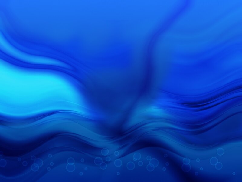 Blue Liquid Waves