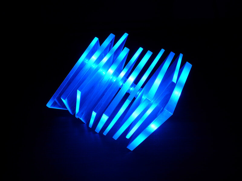 Blue-lit Heat Sink
