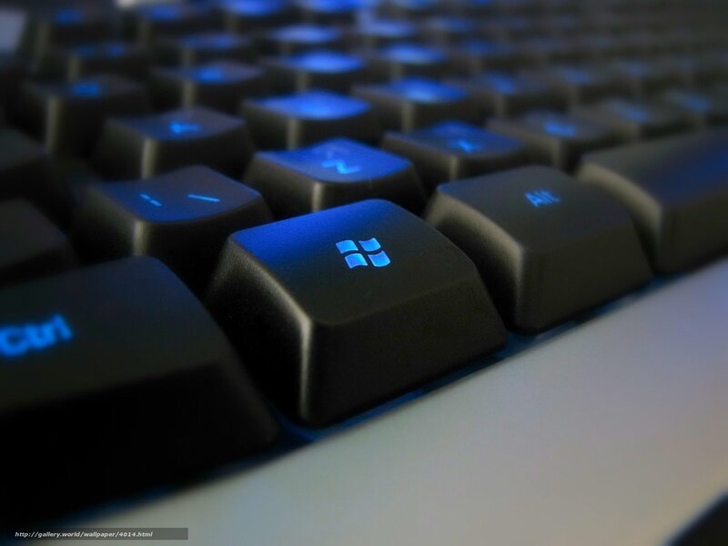 blue-lit keyboard close-up