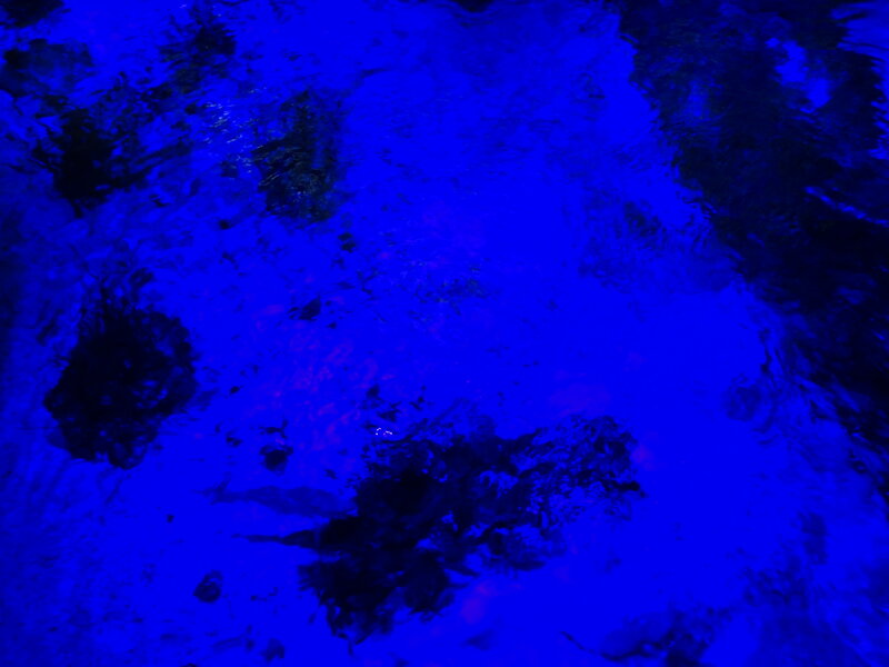 Blue-lit Water Surface