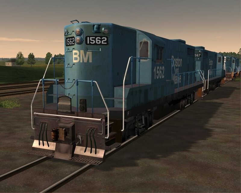 Blue Locomotive Train