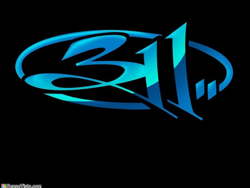 Blue Logo on Black — Text
