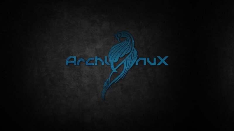 Blue Logo on Dark Background — Black, Digital Art