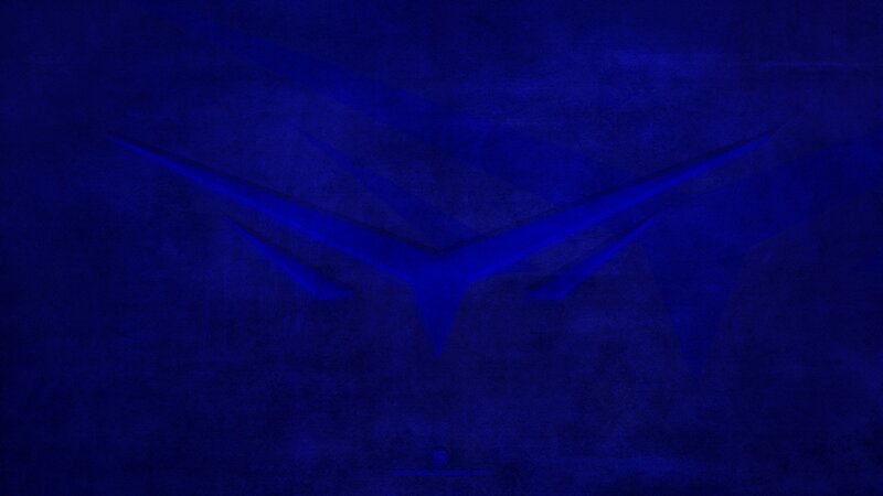 Blue Logo on Dark Background — Digital Art, S