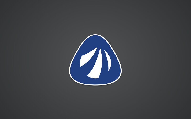 Blue Logo on Gray — Neutral