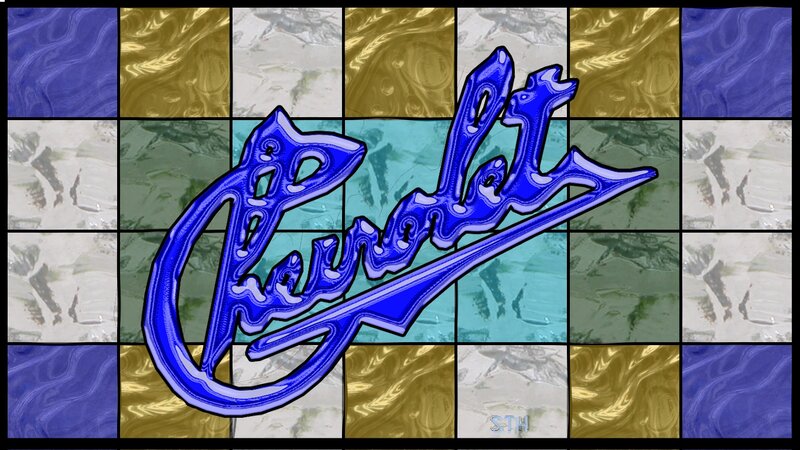 Blue Logo on Tiles