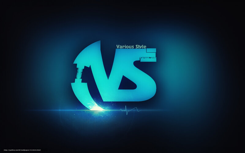 blue logo with light effect