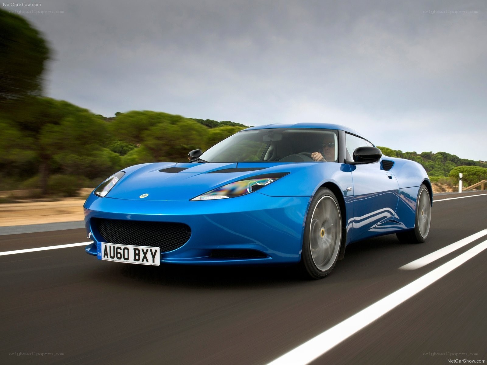 Blue Lotus Evora in motion
