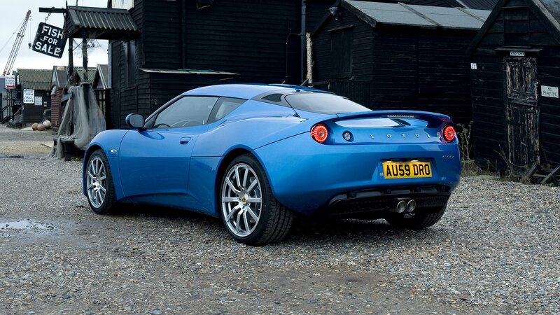 Blue Lotus Evora sports car