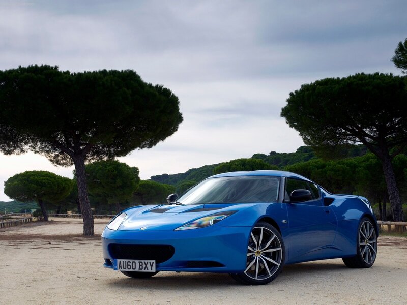 Blue Lotus Evora sports car