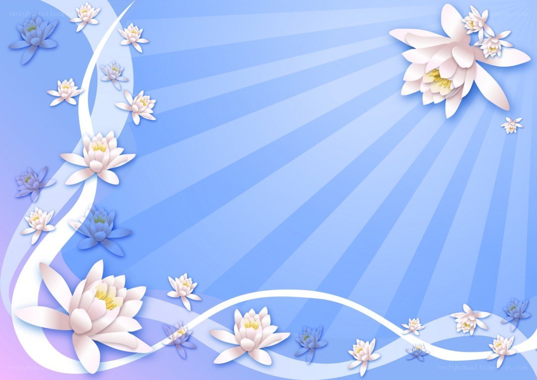 blue lotus flower background