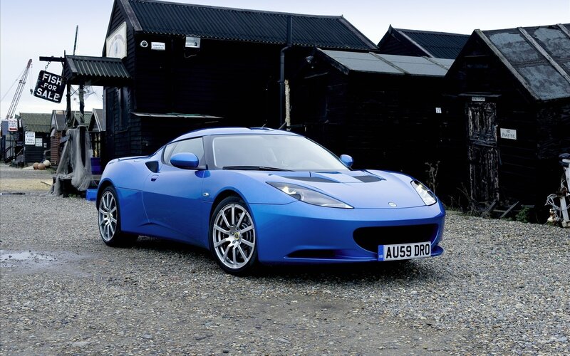 Blue Lotus sports car