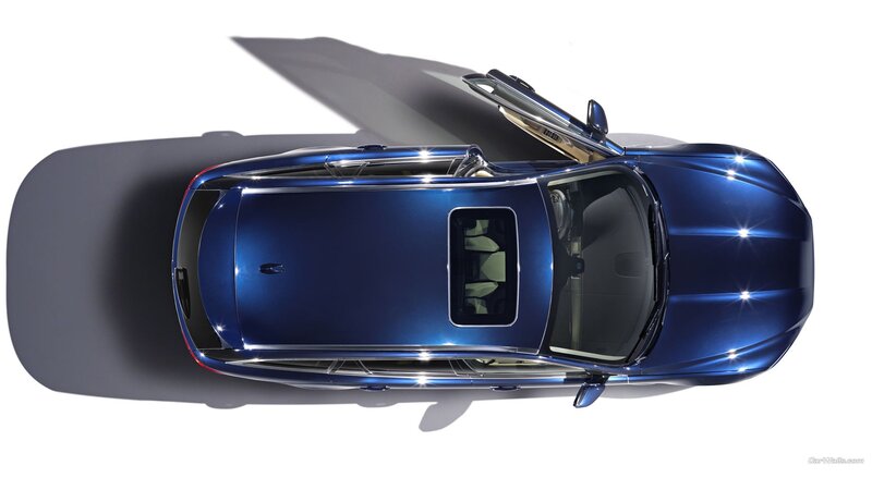 Blue Luxury Car — Dramatic