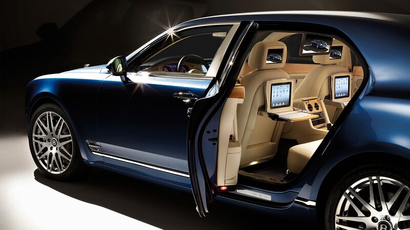 Blue Luxury Car