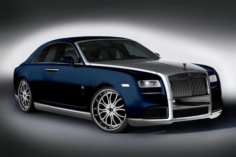 Blue Luxury Sedan