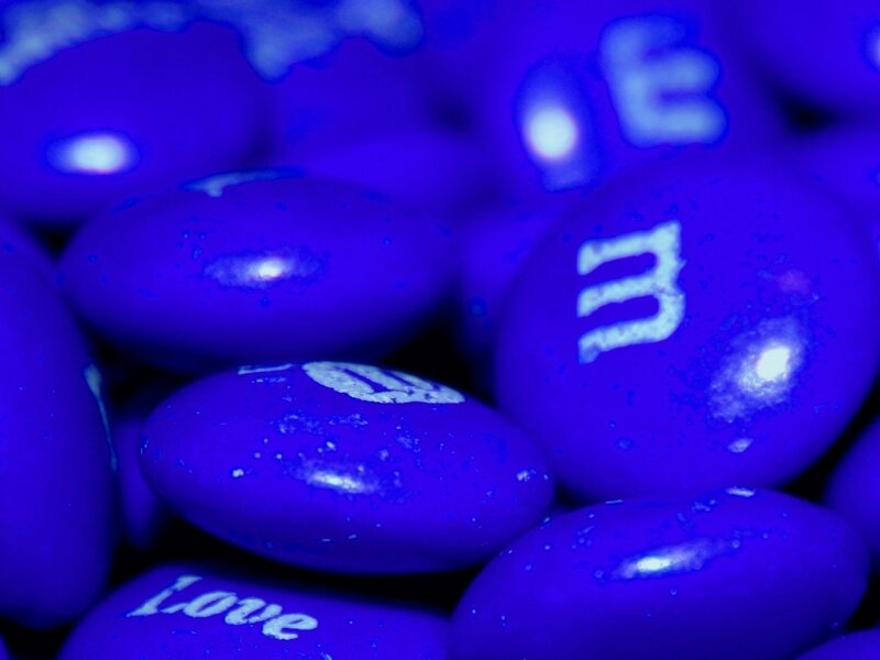 Blue M&m Candies