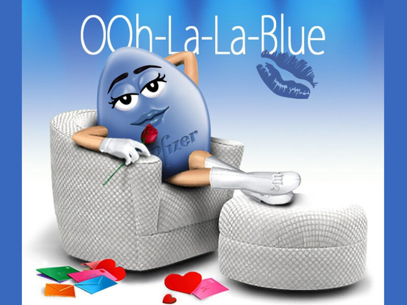 Blue M&m Character