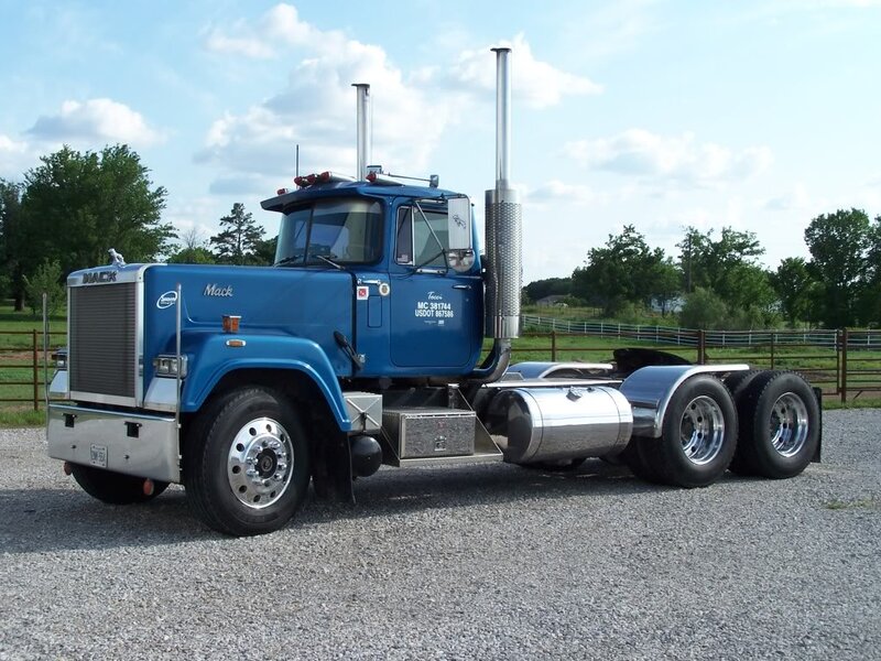 Blue Mack Truck — Calm