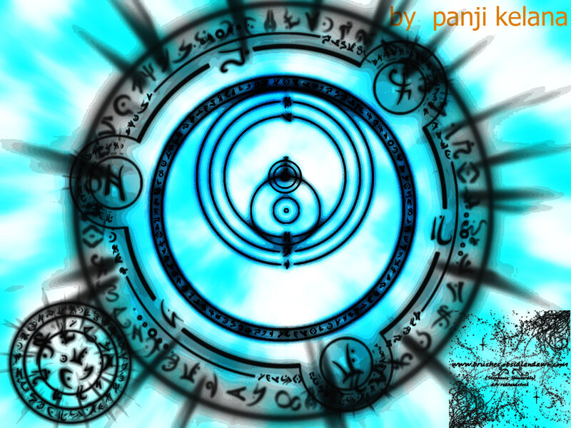 Blue Magical Circle