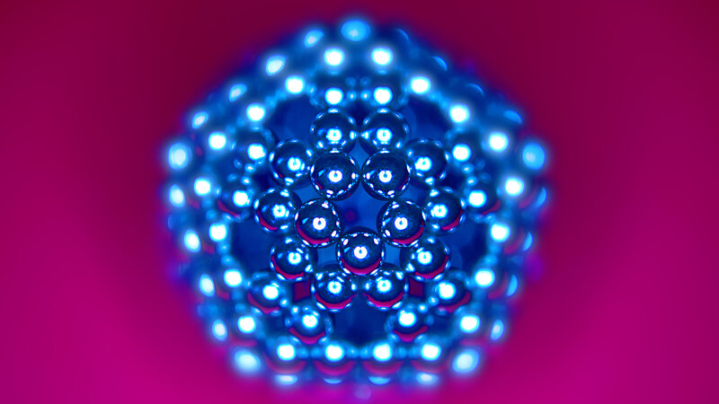 blue magnetic sphere