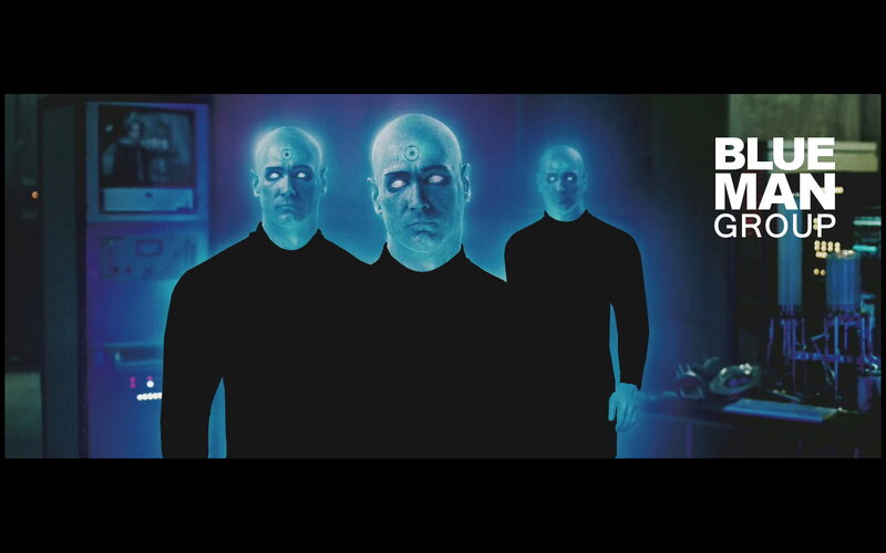 Blue Man Group performance