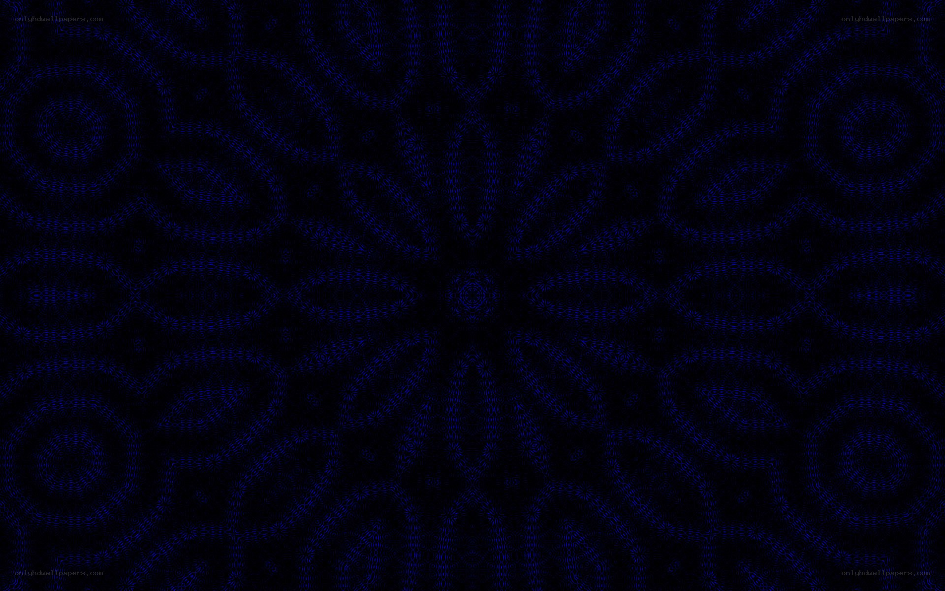 blue mandala pattern