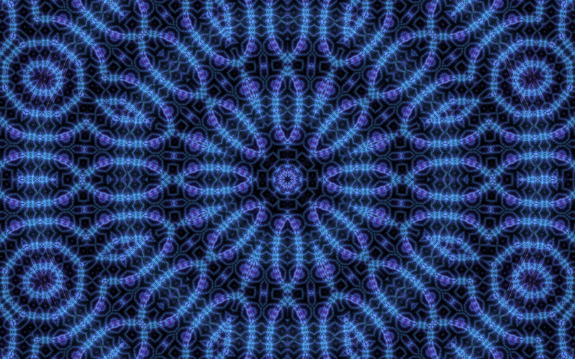 blue mandala pattern