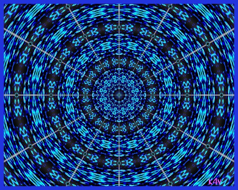 blue mandala tunnel