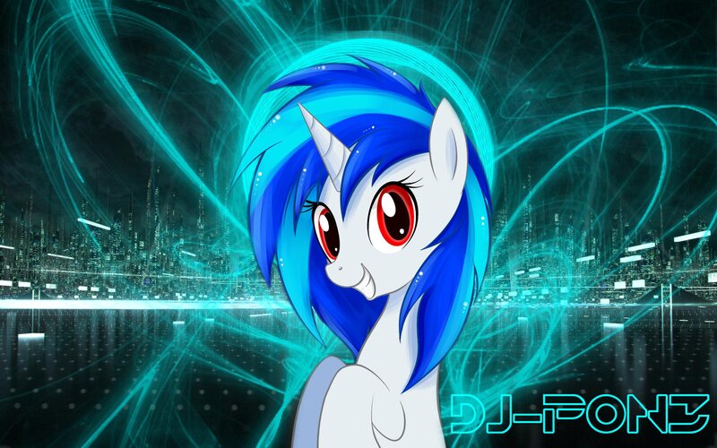 Blue-maned Unicorn Pony