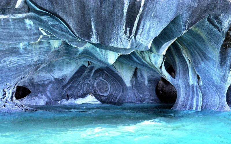Blue Marble Cave — Serene, Photograph, Water
