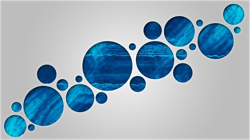 Blue Marble Circles