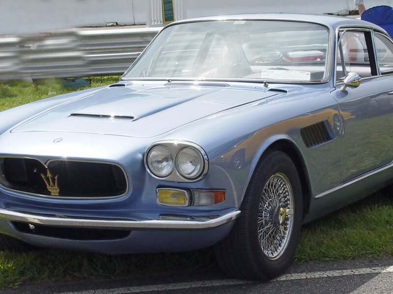 Blue Maserati Car