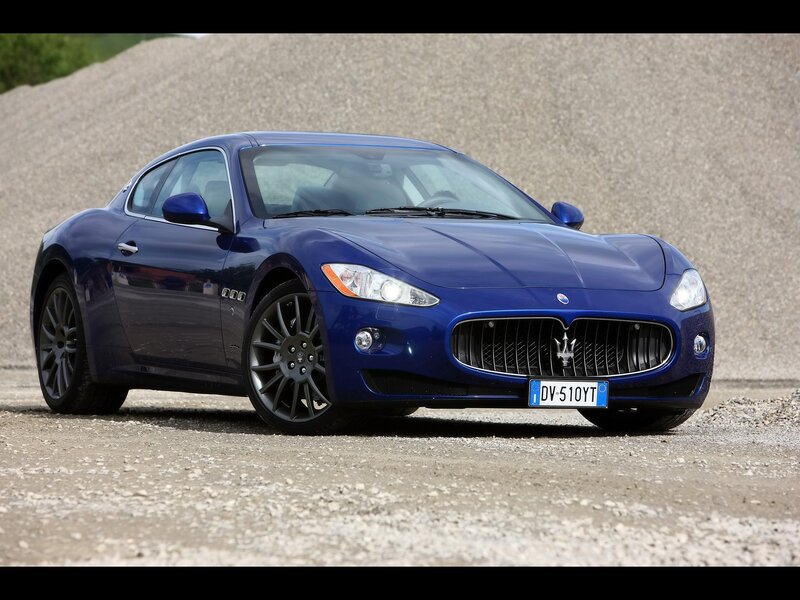 Blue Maserati GranTurismo — Calm, Afternoon