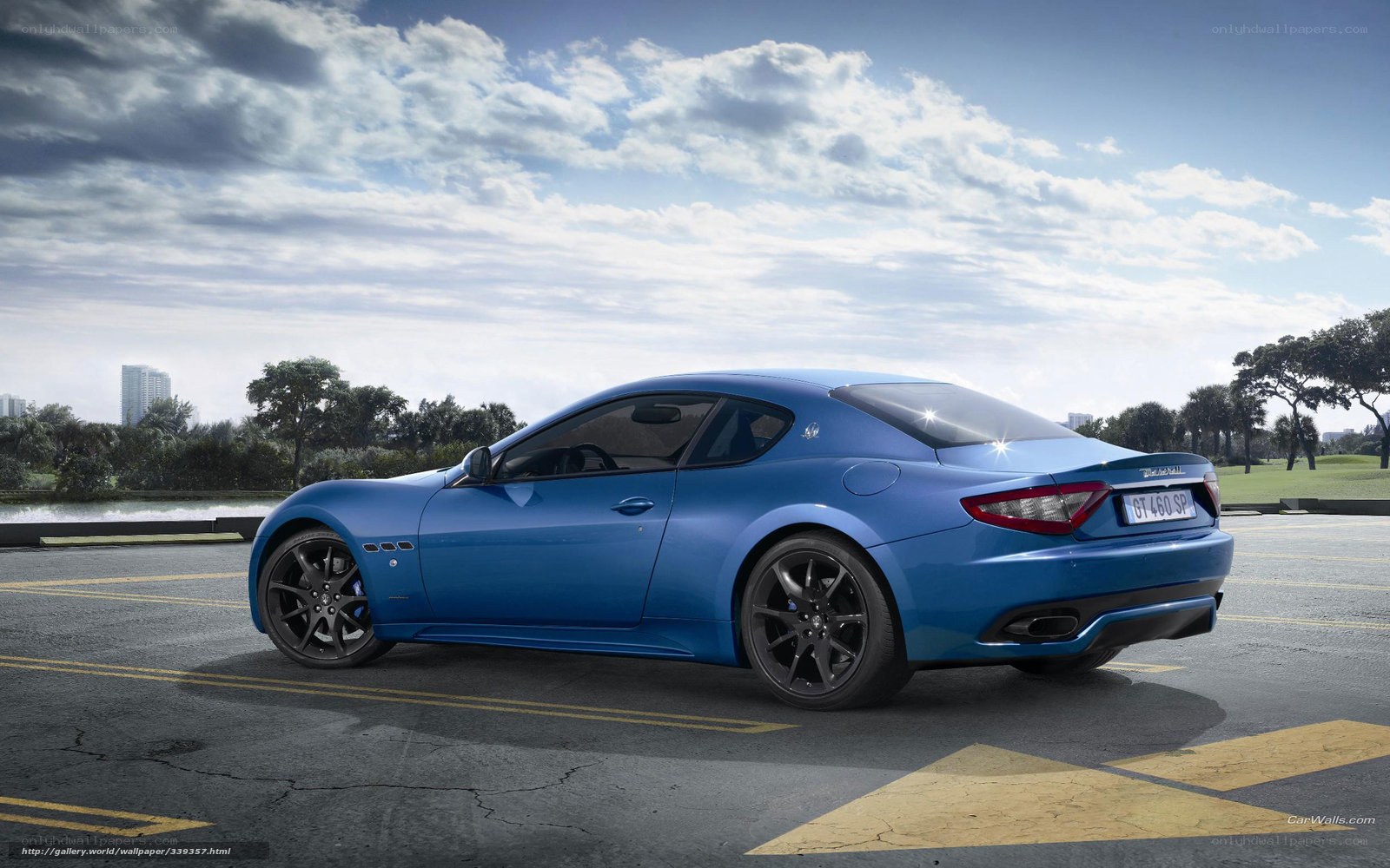 Blue Maserati GT Coupe