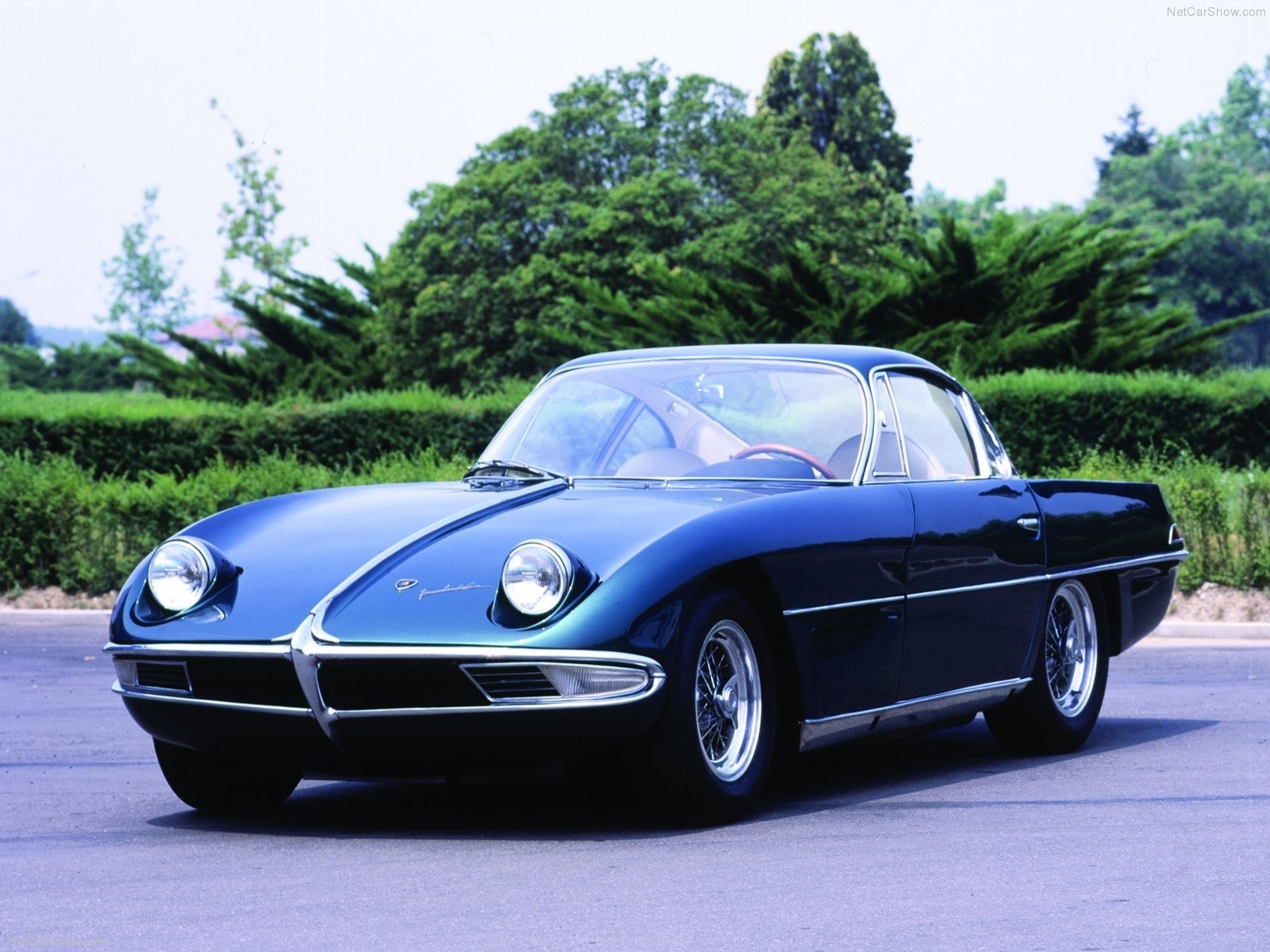 Blue Maserati Mistral GTS