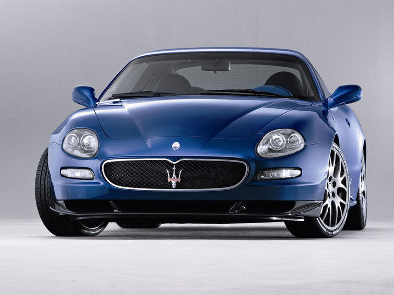 Blue Maserati Sports Car — Neutral