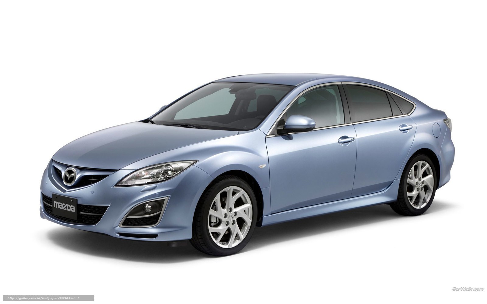 Blue Mazda 6 Sedan