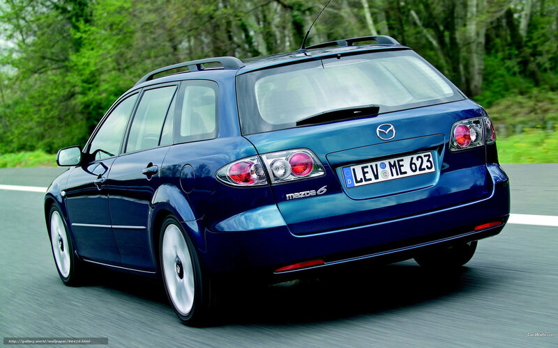 Blue Mazda 6 Station Wagon — Dynamic