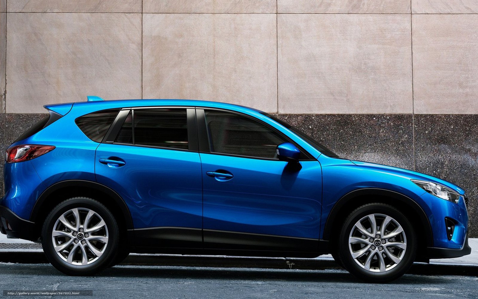 Blue Mazda CX-5 SUV