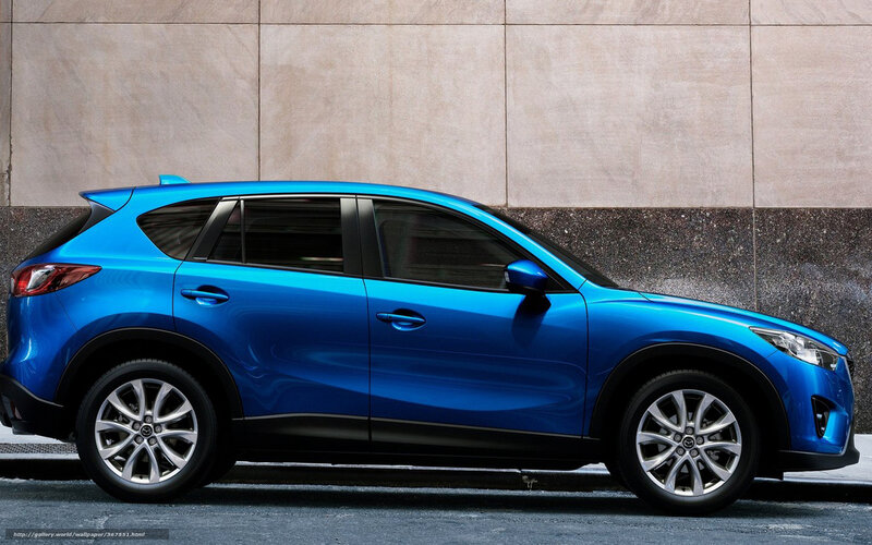 Blue Mazda Cx-5 Suv — Neutral