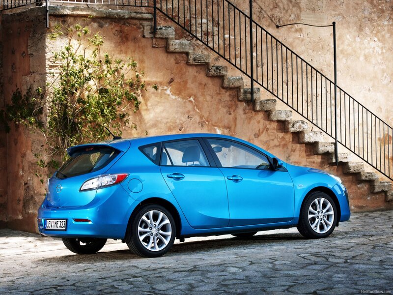 Blue Mazda Hatchback — Calm