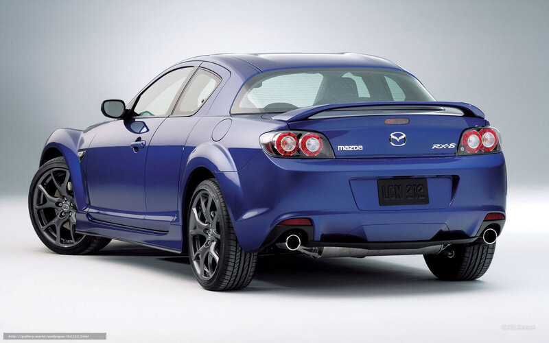 Blue Mazda Rx-8 Car — Neutral, Photograph