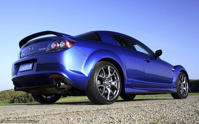 Blue Mazda Rx-8 Car — Serene