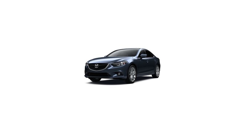 Blue Mazda Sedan — Neutral