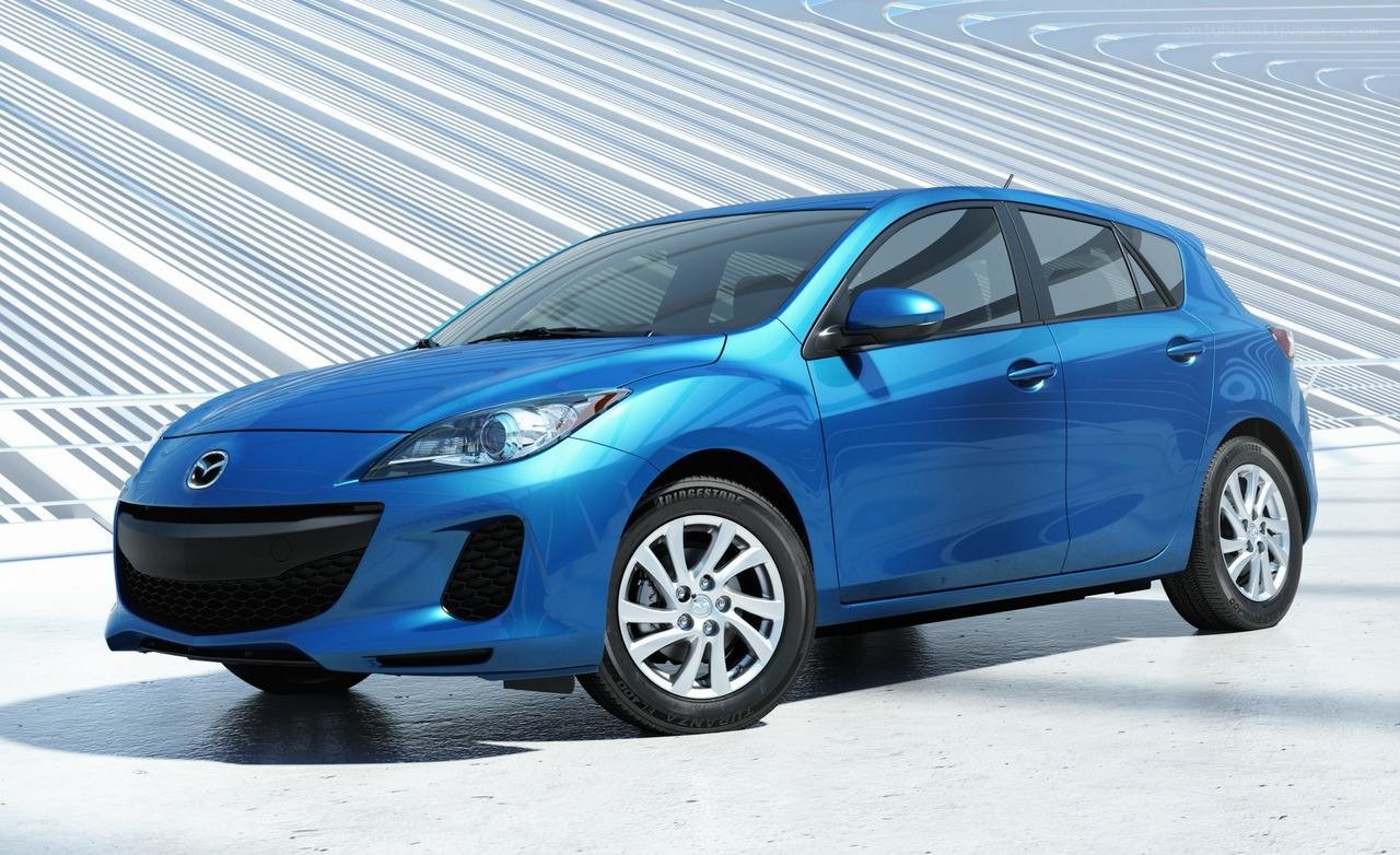 Blue Mazda3 Hatchback