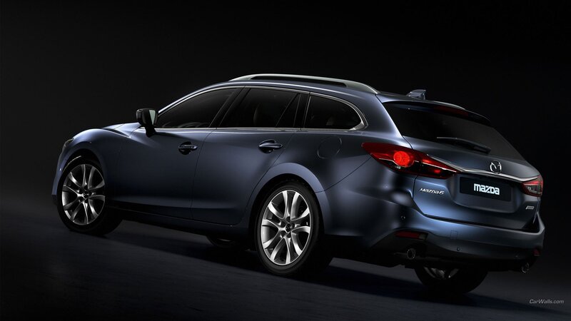 Blue Mazda6 Station Wagon