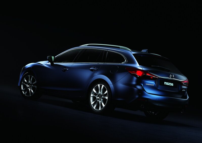 Blue Mazda6 Wagon